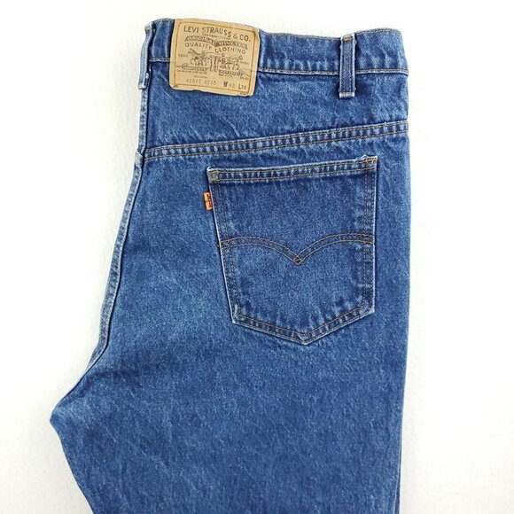 Levi's 517 Jeans Orange Tab Vintage USA Bootcut Denim Men's "42x30" Actual 40x29 - Picture 12 of 12